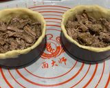 A picture of step 6 of Steak and 'The King of Cheeses' Pie.