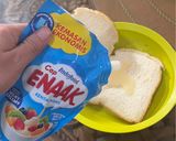 Foto langkah ke 2 dari resep Roti Panggang Meses Keju Kental Manis.
