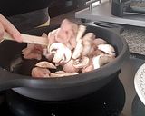 Foto del paso 6 de la receta: Galette con pollo, champiñones y espinacas