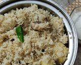 A picture of step 7 of White biryani.