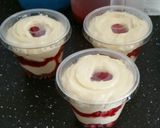 Une image de l'étape 5 de Tiramisu Framboises.