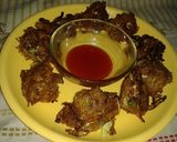 A picture of step 2 of Chinese pakora.