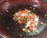 A picture of step 4 of Sonoran-Style Migas (Tortillas with Eggs).