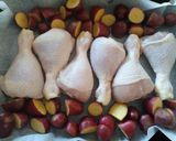 A picture of step 2 of Orange, thyme, paprika chicken and potato bake.