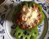 A picture of step 1 of California Farm Turkey Goulash Stuffed Sweet Pepper.