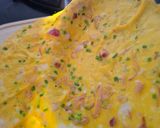 Foto langkah ke 3 dari resep Telur Dadar Abon Gulung.