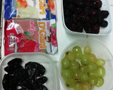 Foto del paso 2 de la receta: Gelatina tricolor con fruta
