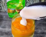 Foto langkah ke 6 dari resep Matcha Latte Topping Cream Double Mango.