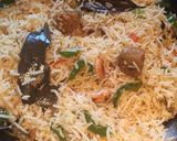 A picture of step 7 of Soya Nuggets fried rice.