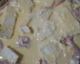 Foto del paso 3 de la receta: Tarta de jamón, queso y cebollas