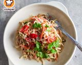 Gambar langkah 5 resipi Crunchy Salad.