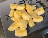 Une image de l'étape 5 de Tarte étoilée aux pommes et kiwi.