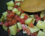 A picture of step 5 of Sabundana khichdi.