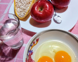 Foto del paso 1 de la receta: Budín de avena en hojuelas y manzanas ! Sin gluten, sin azúcar, sin leche !!!