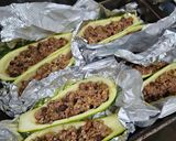 Foto del paso 2 de la receta: Barquitos de zucchini y carne