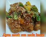 Foto langkah ke 7 dari resep Ayam masak Saus Madu dan Lemon.