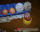 Αυγά διακοσμητικά με φασόλια φωτογραφία βήματος 2