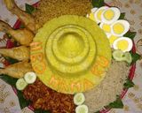 Foto langkah ke 3 dari resep 21.Nasi tumpeng.