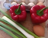 Paprikában sült tükörtojás recept fázis 1 fotója