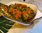 Foto langkah ke 9 dari resep Gurameh Siram Pedas Manis.