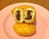 Foto langkah ke 5 dari resep Lemper abon goreng.