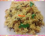 A picture of step 5 of Black chana biryani.