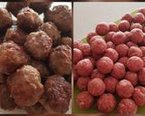 A picture of step 2 of Homemade Meat Balls in Spaghetti cups.