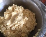 A picture of step 1 of Dal chana cabbage vada.
