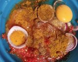 A picture of step 1 of Plantain fritata.