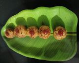 A picture of step 3 of Left over rice pakoda.