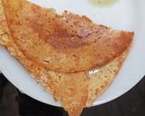 A picture of step 5 of Quinoa flour dosa.