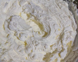 A picture of step 4 of Oreo cheese cake.