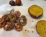 A picture of step 5 of Gourmet Caprese Sandwiches with Basil Ice Cream.