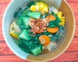 Foto langkah ke 5 dari resep 539. Sayur Bening Bayam Hijau, Wortel, Labu Siam, Jagung.