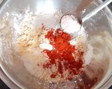 A picture of step 1 of Fried snake guard.
