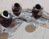 Foto langkah ke 3 dari resep Puding Oreo Coklat Kelapa.