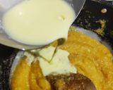 A picture of step 8 of Moong dal halwa.