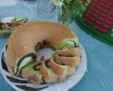 Foto langkah ke 8 dari resep Choco Pandan Cake.