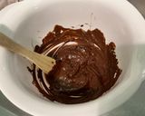 Une image de l'étape 5 de Fondants au chocolat, rice krispies, abricots et pistaches.