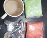 A picture of step 8 of Rainbow Custard with Cookies !.