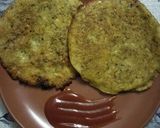A picture of step 5 of Moong Dal Chilla (Pancake).