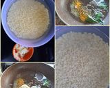 A picture of step 1 of Lahsuni Mogar Moong Dal.