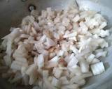 Banana stem fry (Thor ghonto) recipe step 3 photo