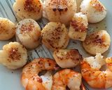 A picture of step 5 of Risotto with Shrimp and Scallops.