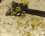 A picture of step 2 of Fried Pohe.