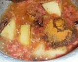 A picture of step 1 of Mutton kofte.