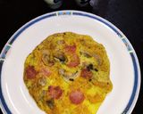 A picture of step 5 of Sausage Mushroom Omelette.