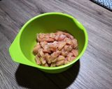 Édes-savanyú tésztával és rízzsel recept fázis 1 fotója