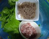 รูปขั้นตอนการทำที่ 1 ของ ผัดเส้นบุกสาหร่าย,ผักกาดเขียว,หมูสับ - คีโต