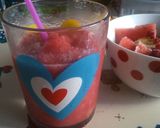 Foto del paso 3 de la receta: Batido de sandía y frambuesa 🍉🍇